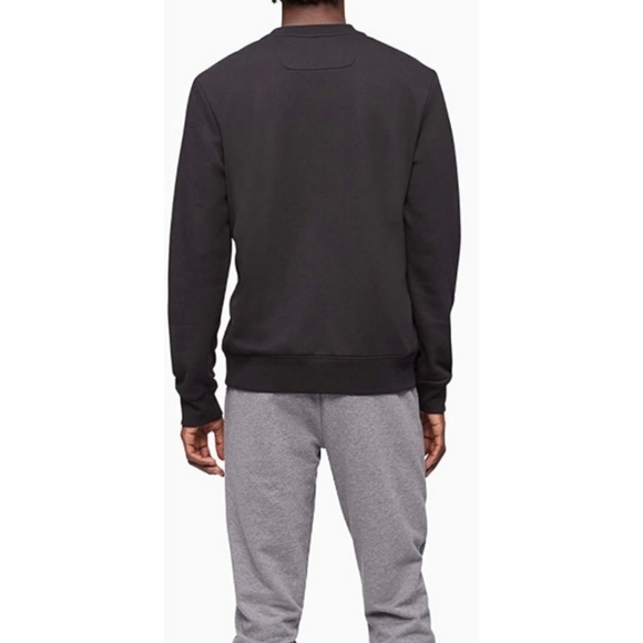 Calvin Klein Logo Long Sleeve Terry Crewneck Sweatshirt Medium - Picture 3 of 3